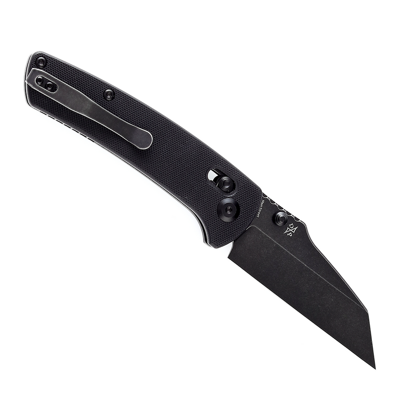 Kansept Main Street T1015V1 154CM Blade Black G10 Handle Crossbar Lock Folding Knife