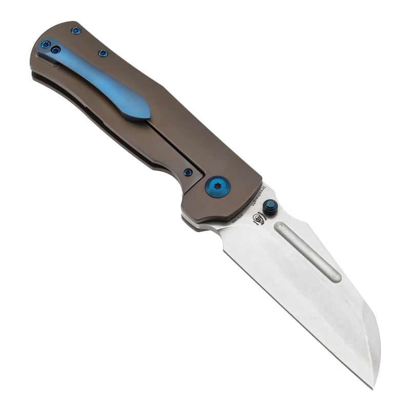Kansept Dreadnaught K1082A3 CPM-S35VN Blade Titanium Handle Frame Lock Knife