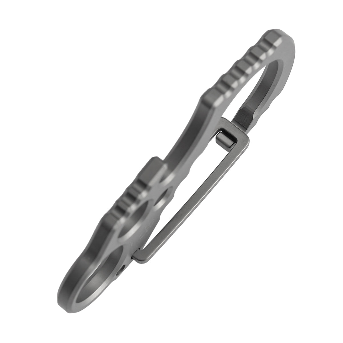 Kansept Carabiner C011A2 Beadblasted Titanium Climbing Carabiner