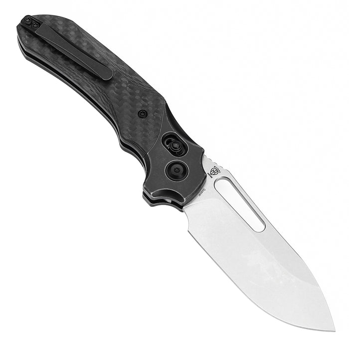 KANSEPT Quasar K1099V2 CPM 20CV Blade Titanium with FatCarbon Handle Cross Bar Lock