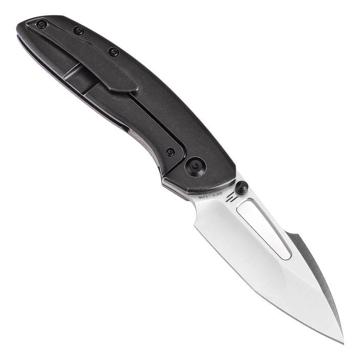 KANSEPT Link K1068A3 CPM 20CV Blade Timascus and Blackwash Titanium Handle