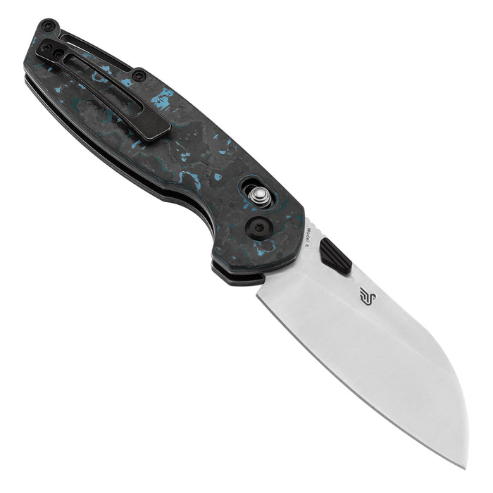 KANSEPT Model 6 K1022V4 CPM S35VN Blade Carbon Fiber Handle Crossbar Lock Knife