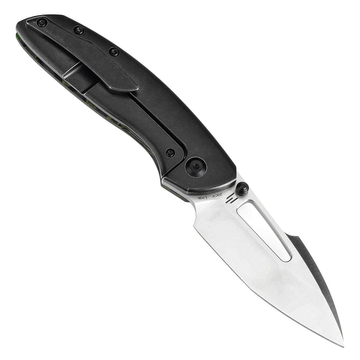 KANSEPT Link K1068A2 CPM 20CV Blade Carbon Fiber Blackwash Titanium Handle Frame Lock