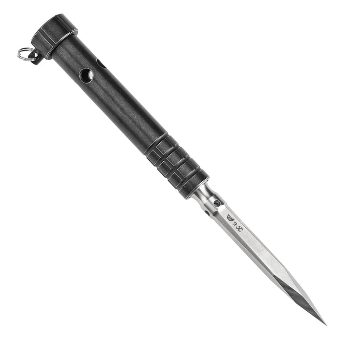 Kansept Stiletto G005A3 5CR13 Steel & Plain Black Anodized Titanium EDC Tool Ice Pick