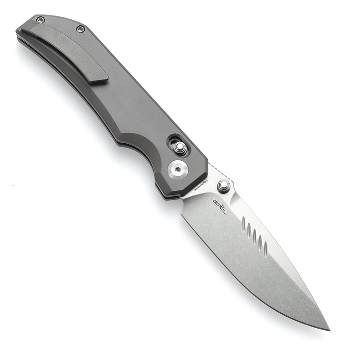 KANSEPT Eaglestrike K1095V3 CPM S35VN Blade Titanium Handle Crossbar Lock