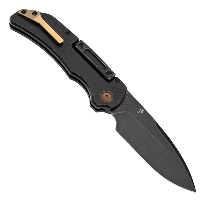 KANSEPT Hazard K1104H3 CPM-S35VN Blade Blackwash Titanium Handle Bali Lock Knife