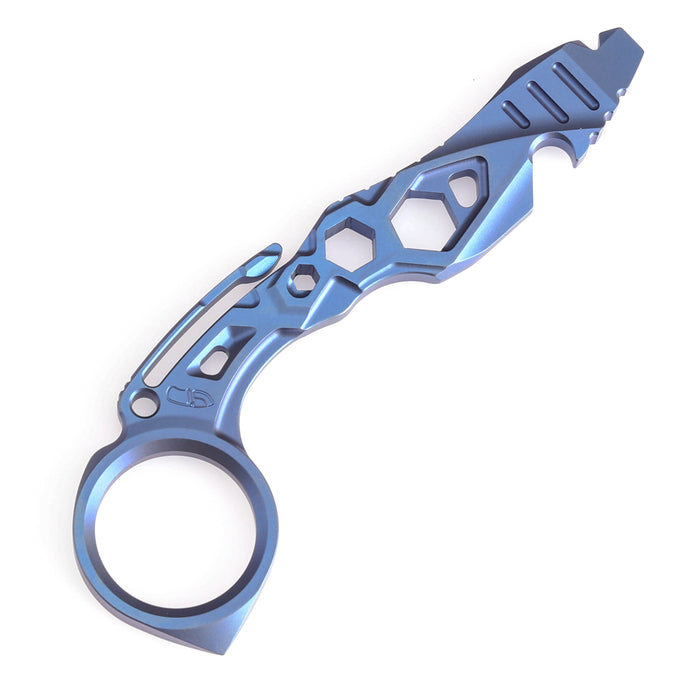 Kansept PryMate G008A5 Blue Anodized Titanium EDC Tool