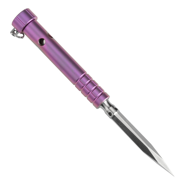 Kansept Stiletto G005A5 5CR13 Steel Purple Anodized Titanium EDC Tool Ice Pick