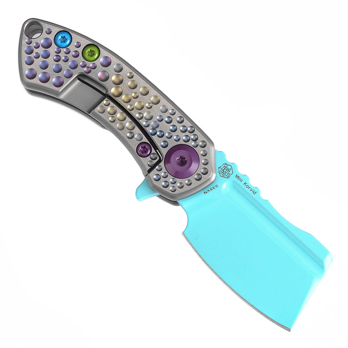KANSEPT Mini Korvid K3030A10 CPM S35VN Blade Titanium Handle Frame Lock