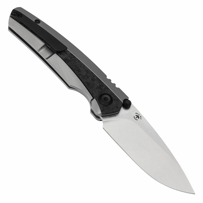 KANSEPT Raven K2109A2 CPM 20CV Blade Carbon Fiber Titanium Handle Frame Lock