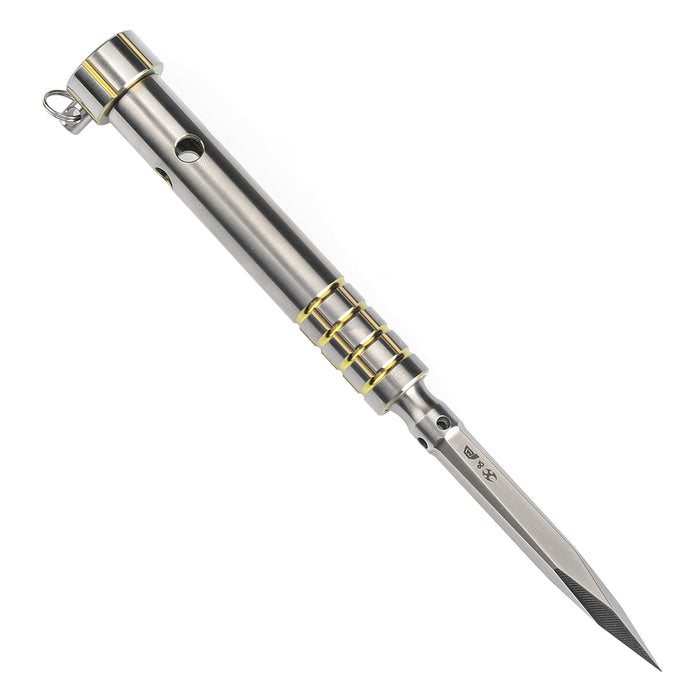 Kansept Stiletto G005A2 5CR13 Steel & Plain Titanium Designed EDC Tool Ice Pick