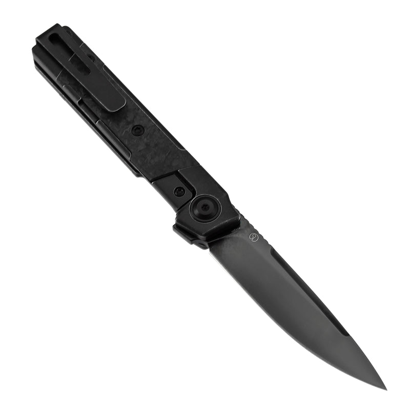 Kansept Kitpu K2123A4 CPM-20CV Blade Titanium with Carbon Fiber Handle Frame Lock Knife