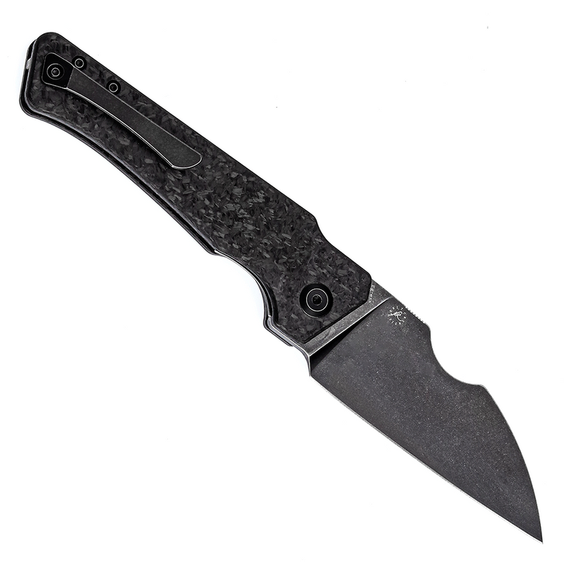 Kansept Egress K1033B2 Stonewashed CPM-S35VN Blade Carbon Fiber Handle Liner Lock Folding Knife