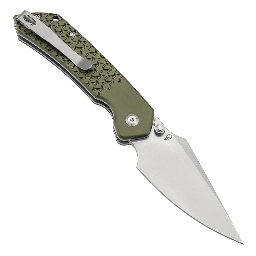 Tenable Fenrir B1034H7 Nitro-V Blade Aluminum Handle Top Liner Lock Folding Knife
