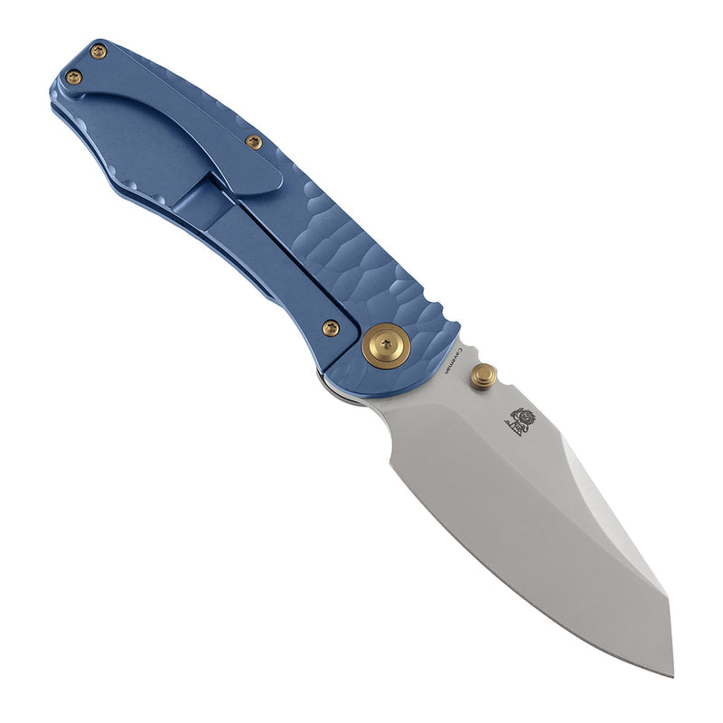 Kansept Caveman K1110A5 CPM-20CV Blade Titanium Handle Frame Lock Folding Knife