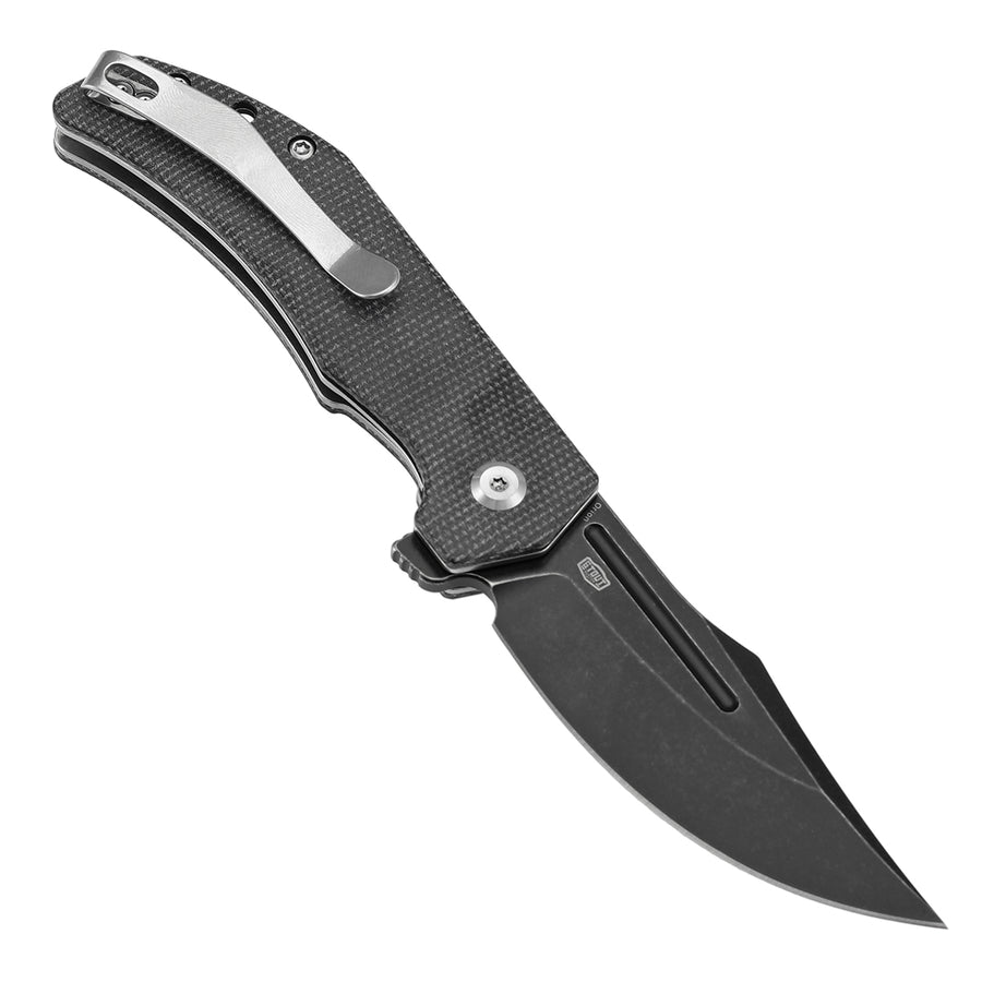 Tenable Orion B1089A4 14C28N Blade Black Micarta Handle Liner Lock Folding knife