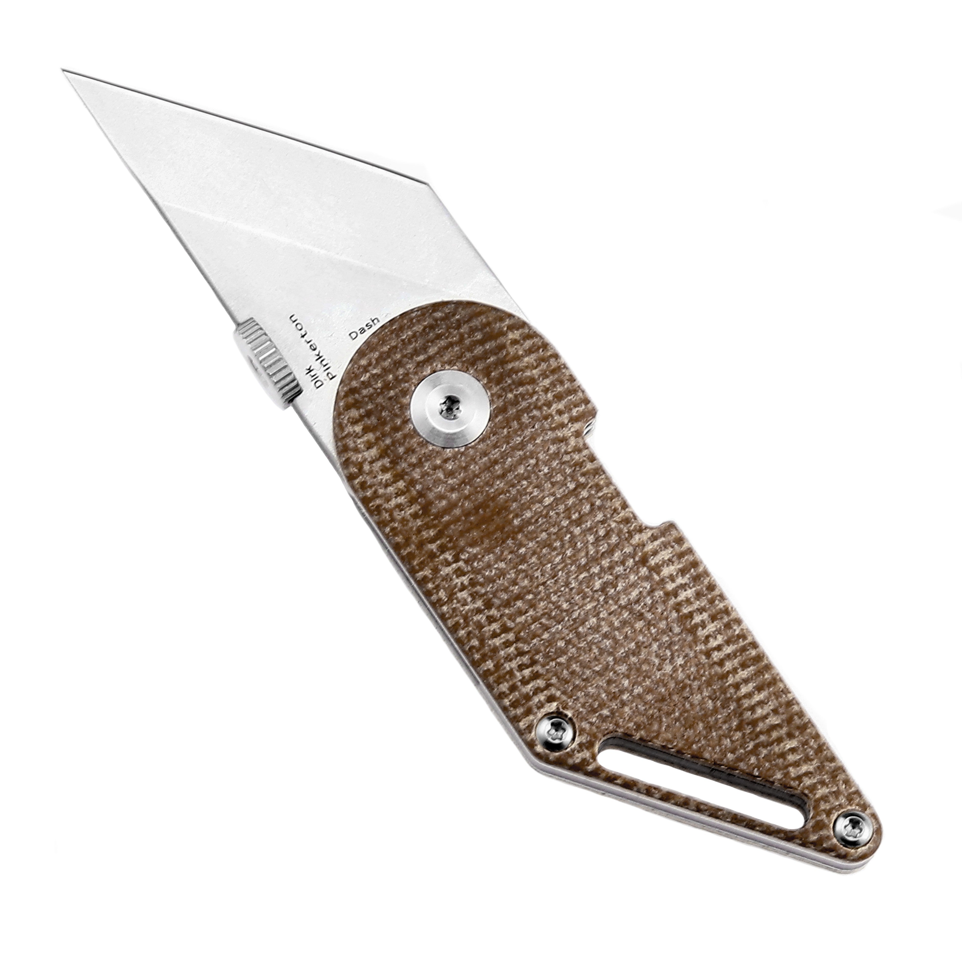 Kansept 刀具 Dash T3045A6 154CM 刀片米卡塔内衬锁 Edc 刀具