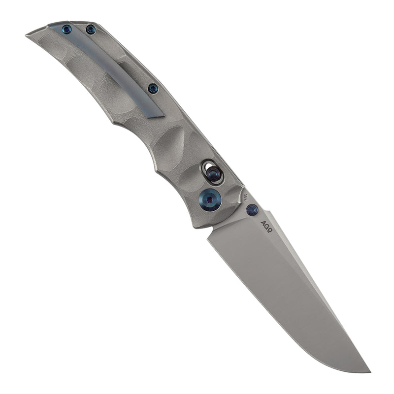 Kansept SIF K1100V1 CPM-S35VN Blade Titanium Handle Crossbar Lock Folding Knife
