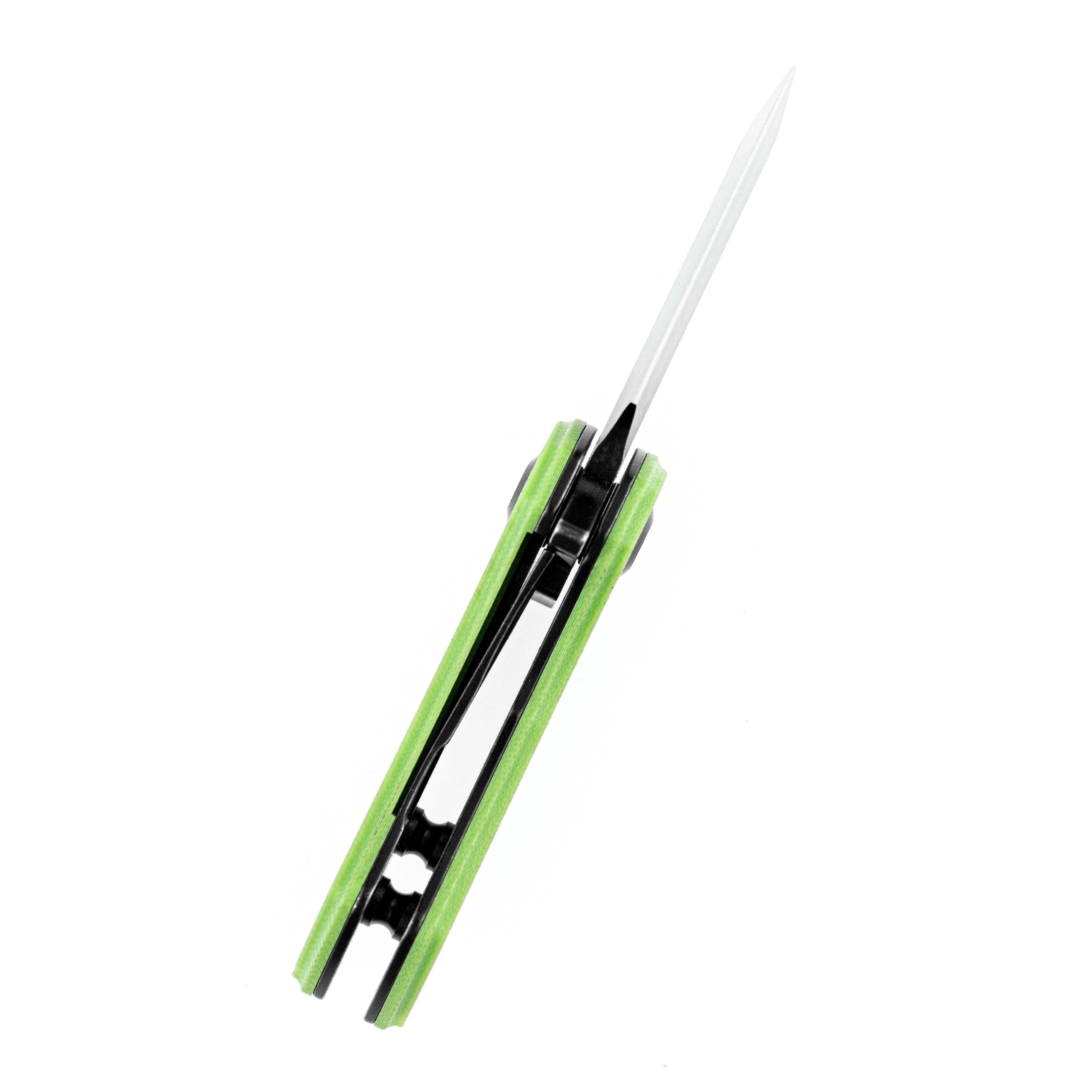 Kansept Knives T3030A8 Mini Korvid 154CM Blade Green G10 Handle Liner Lock Edc Knives