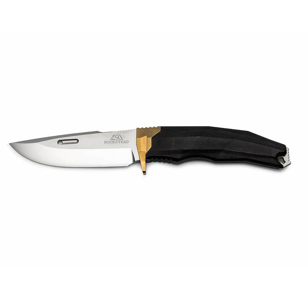 Rockstead Fixed Knives RITSU-ZDP (GD) ZDP189 Clad by VG-10 Blade Wood Micarta Handle