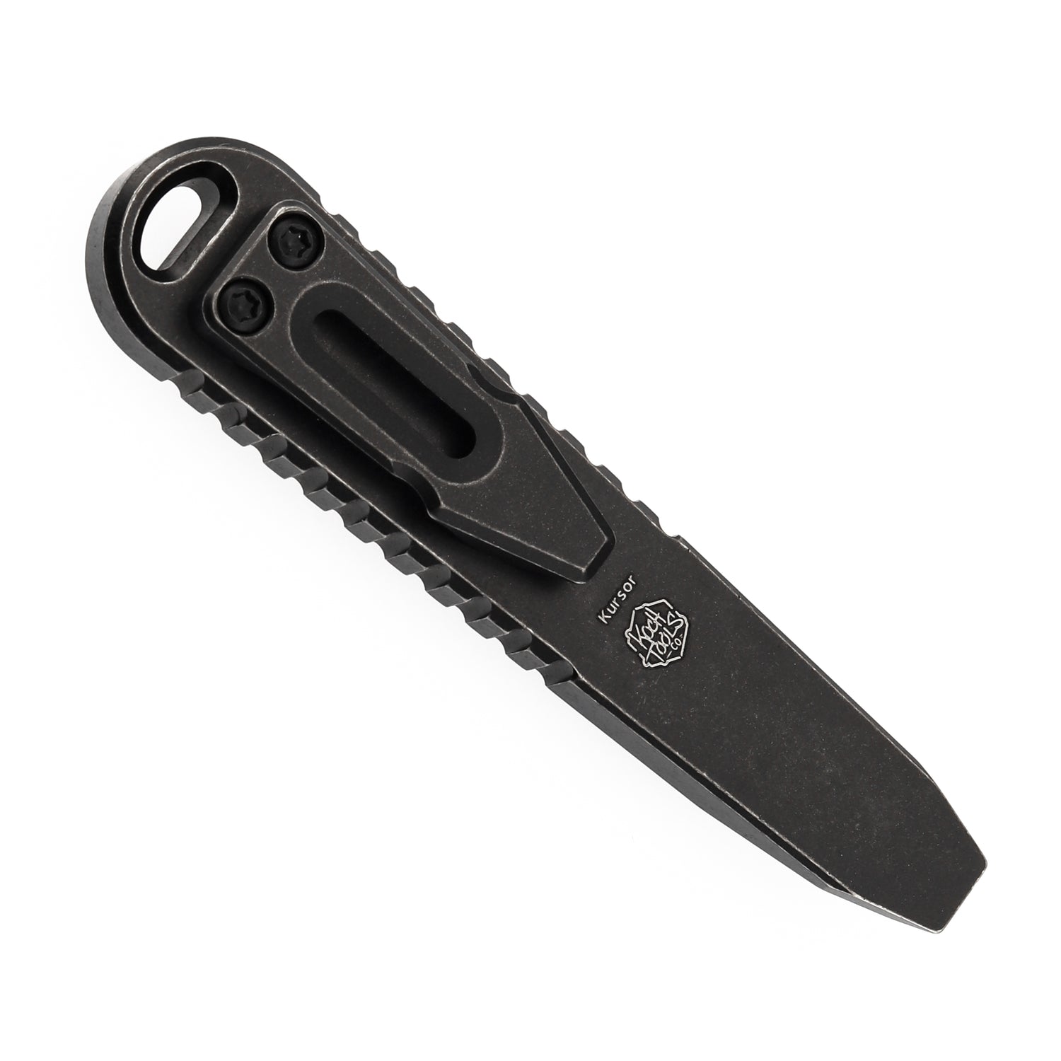 Kansept Kursor G015A4 Blackwash Titanium+Bronze Anodized Titanium with Tsukamaki EDC Tool