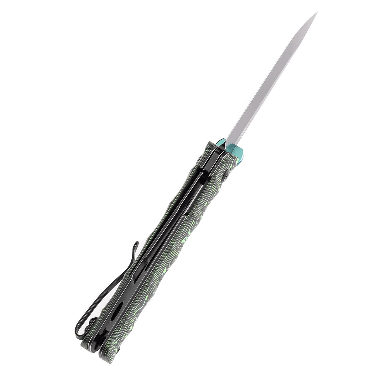 Kansept BTF K1064A2 CPM-S35VN Blade Grass Green Carbon Fiber Handle Edc Flipper Knife