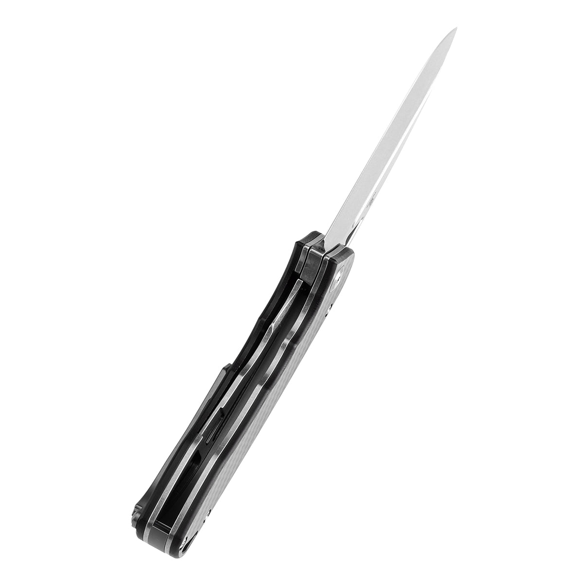 Tenable Bömbur T1054A3 Stonewashed D2 Blade Twill Carbon Fiber Handle Liner Lock Folding Knife