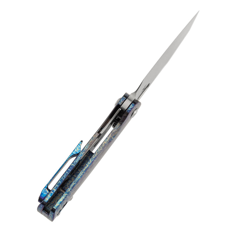 Kansept Orlok K2111A3 CPM-S35VN Blade Titanium Handle Nested Liner Lock Folding Knives
