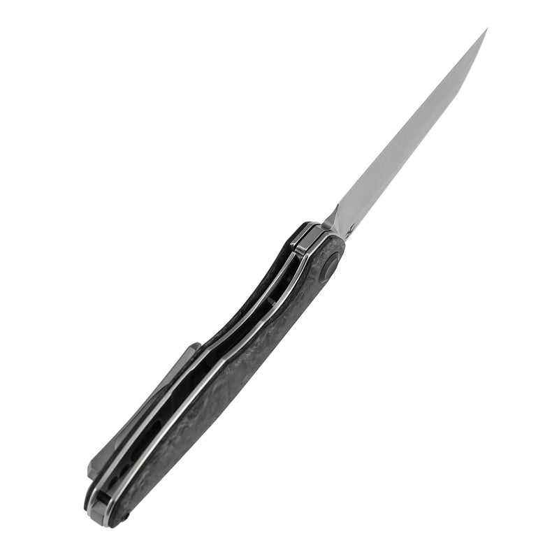 Kansept Halide K1136A1 CPM-S35VN Blade Dark Matter Glow Fatcarbon Handle Liner Lock Folding Knife