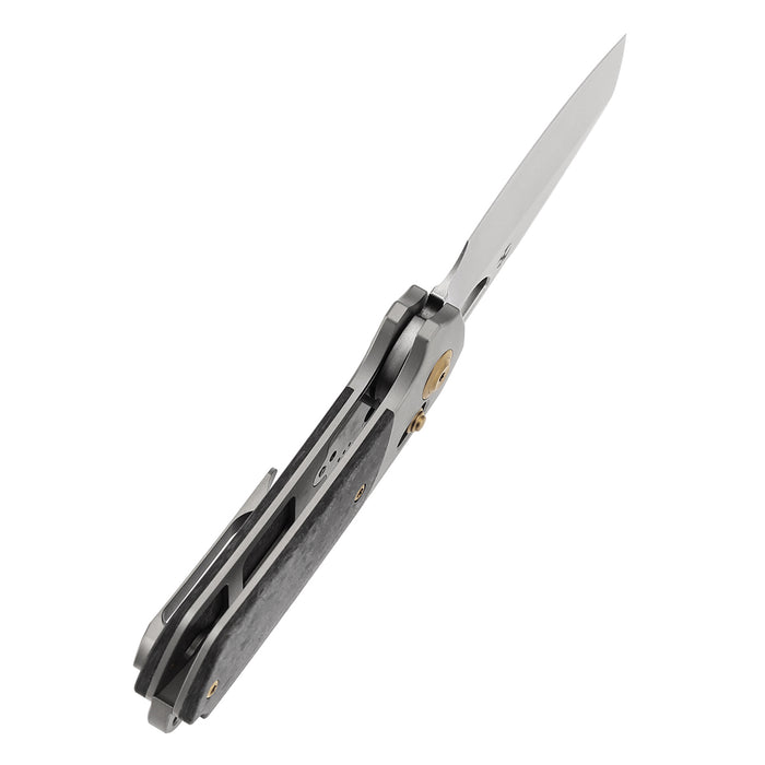 Kansept Nahual K2125V2 Magnacut Blade Titanium Shred Carbon Fiber Handle Crossbar Lock