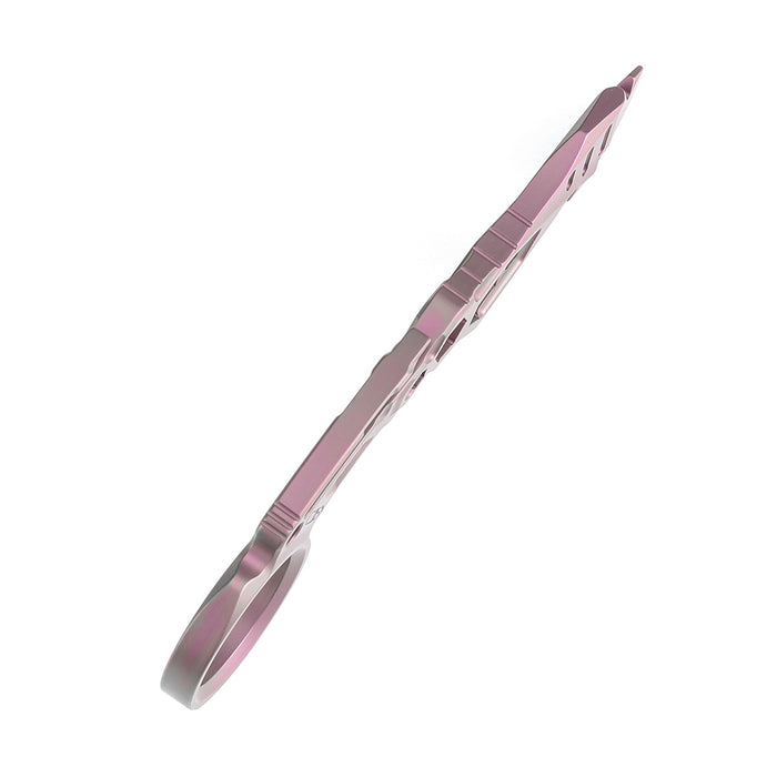 Kansept PryMate G008A3 Pink Anodized Titanium EDC Tool Prybar Bottle Opener