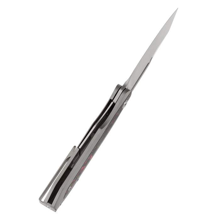 KANSEPT Thunderhead CPM S35VN Blade Titanium with 80S Camo Carbon Fiber Inlay Handle Frame Lock