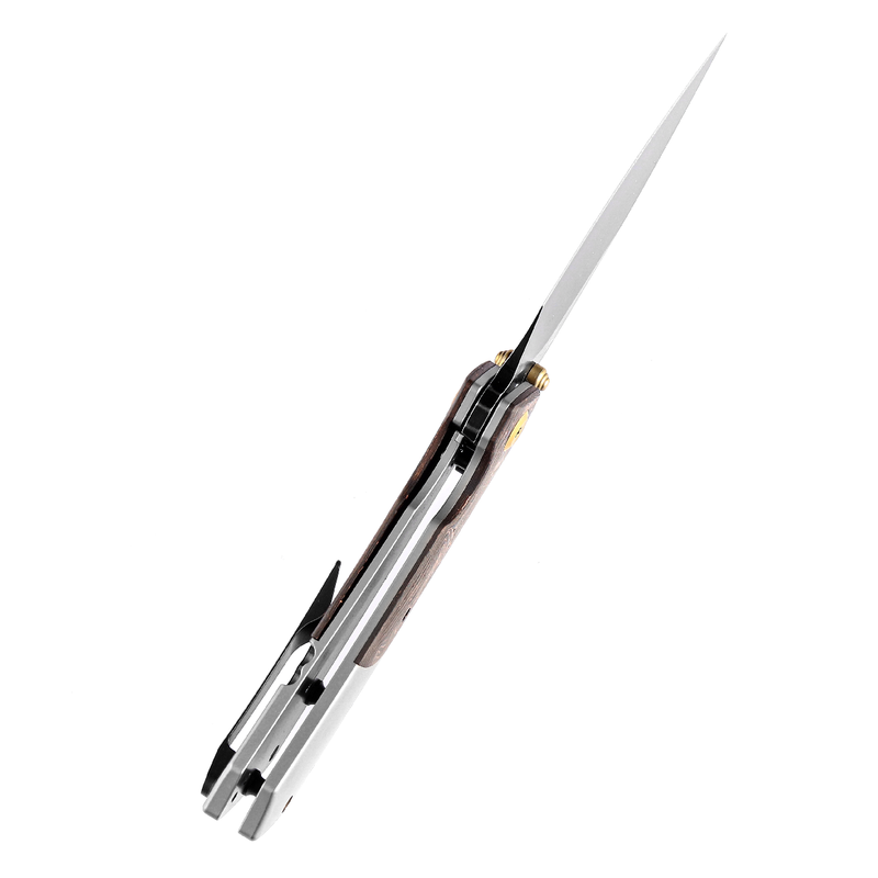 Kansept Fenrir K1034A9 CPM-S35VN Blade Copper Carbon Fiber + Titanium Handle Liner Lock Folding Knife