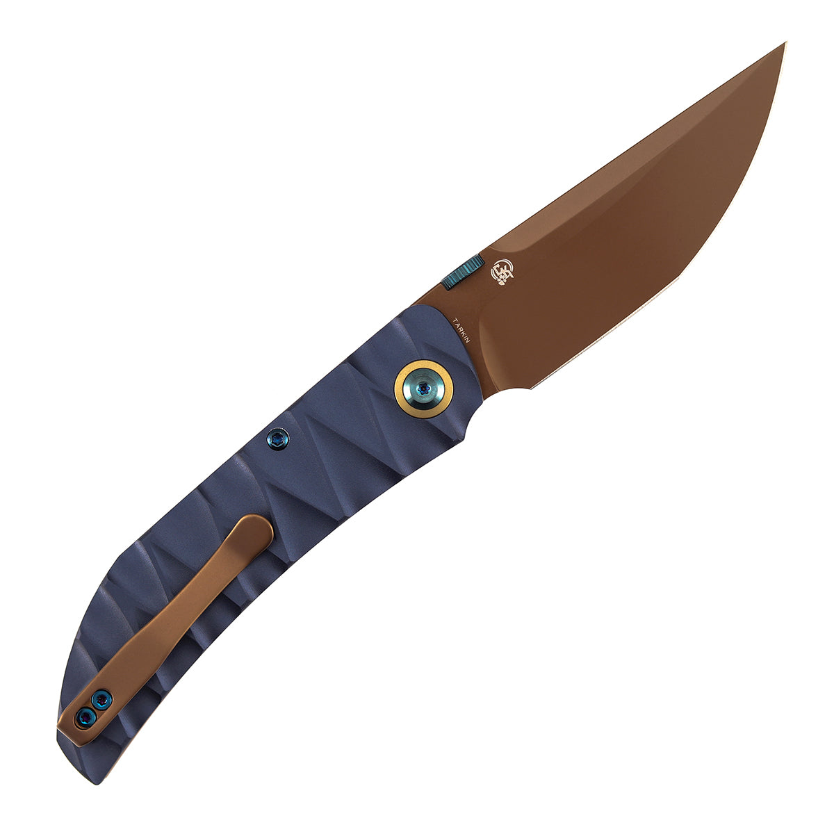 Tenable Tarkin B1078A2 Nitro-V Blade Blue Aluminum Handle Liner Lock Folding Knife