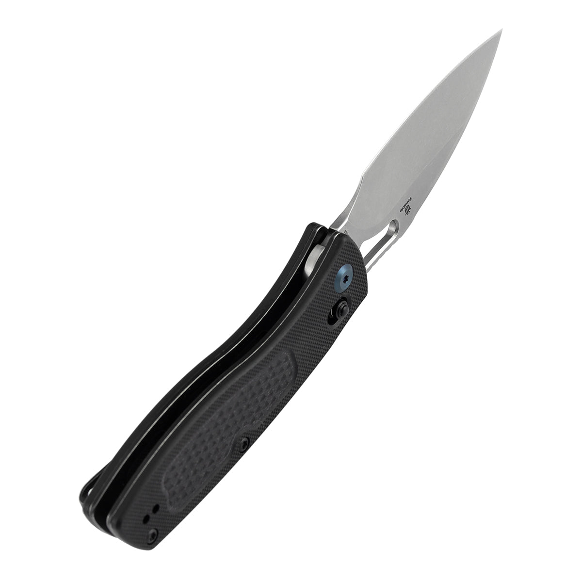 Tenable Heron B2124V4 Nitro V Blade Black G10 Handle Crossbar Lock Folding Knife