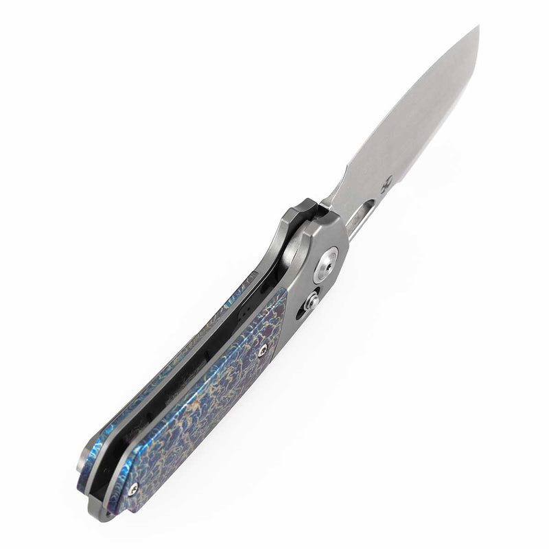 Kansept Nahual K2125V5 Magnacut Blade Titanium Handle Crossbar Lock Folding Knife