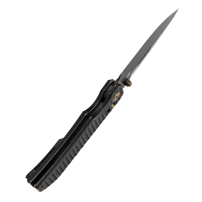 Kansept Eaglestrike K1095V6 CPM-S35VN Blade Titanium Handle Crossbar Lock Folding Knife