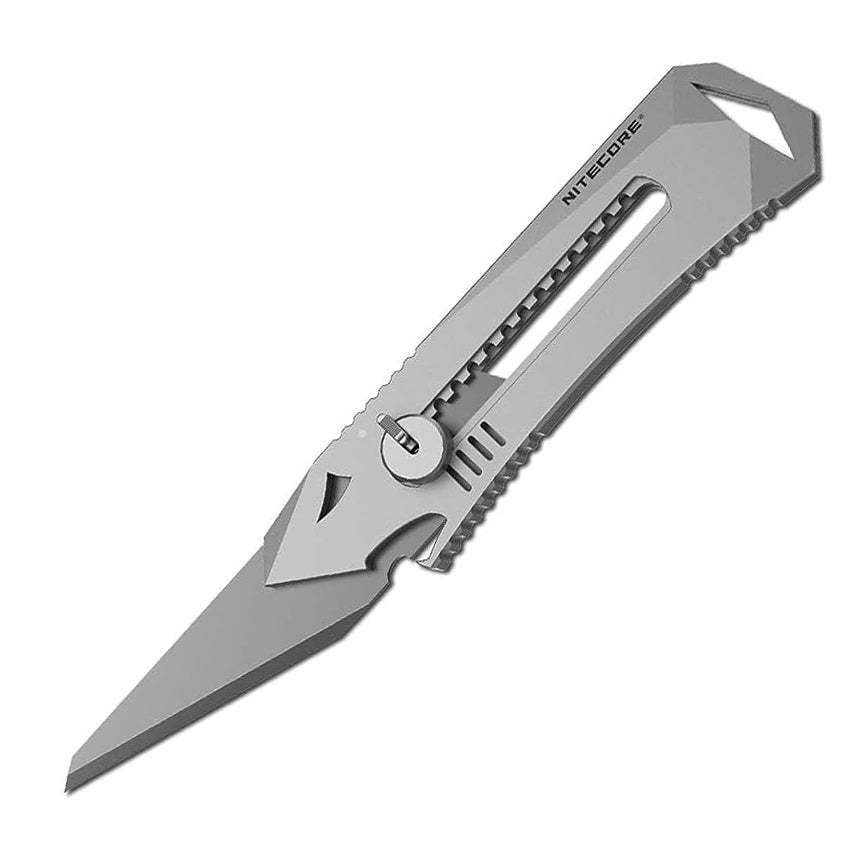 Nitecore NTK10 Titanium Utility knife EDC Knife Emergency Glass Breaker with LumenTac Keychain