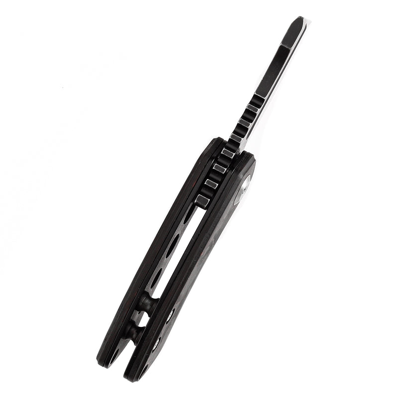 Kansept Mini Korvid K3030A13 Flipper Knife CPM S35VN Blade Carbon Fiber Handle Liner Lock