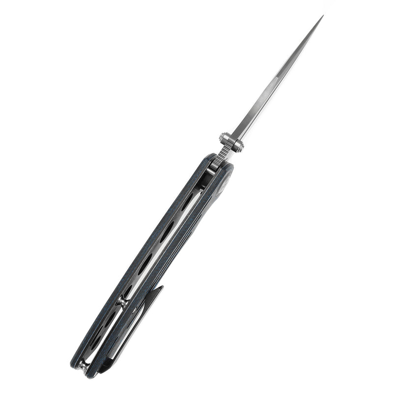 Kansept Pretatout K1032A4 Damascus Blade Carbon Fiber Handle Frame Lock Folding Knives