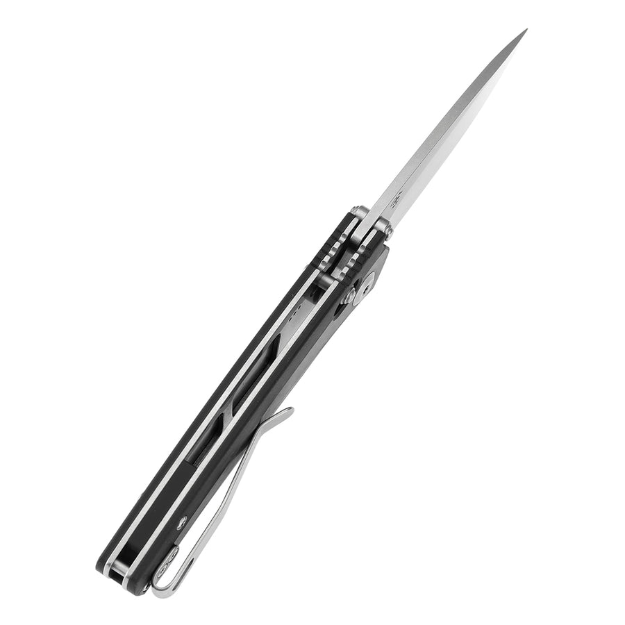 Tenable Raven T2109V1 14C28N Blade Carbon Fiber Handle Cross Bar Lock Folding Knife
