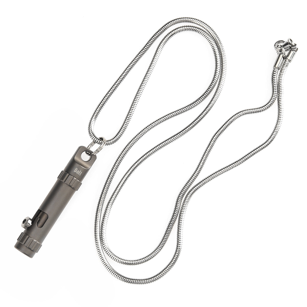 Kansept EDC Bolt Fidget G013A3 Bronze Titanium with Bolt Mechanism for Stress Relieving with Key Chain for Lanyard Hole