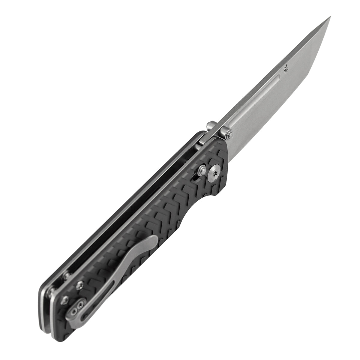 Tenable Anomaly B2038V1 Stonewashed Nitro-V Blade Gray Aluminum Handle Crossbar Lock Folding Knife