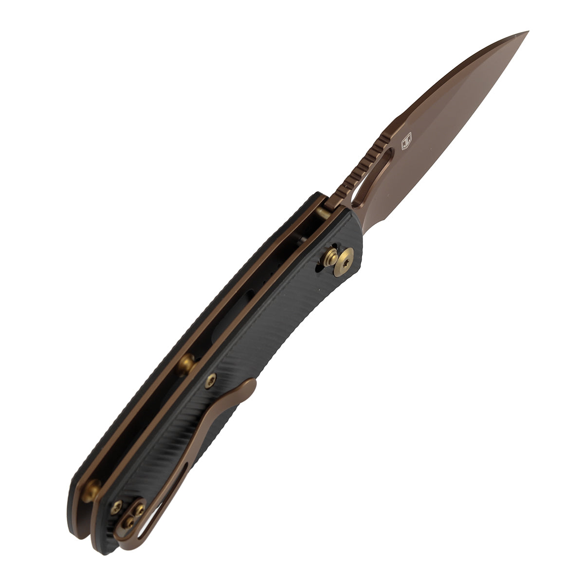 Tenable Heron B2124V2 Nitro-V Blade Black Aluminum Handle Crossbar Lock Folding Knife
