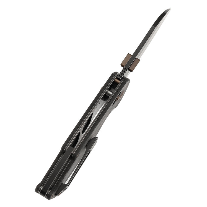 KANSEPT Model 6 K1022V1 CPM S35VN Blade Carbon Fiber Handle Crossbar Lock Knife