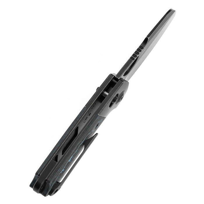 Kansept Nahual K2125V4 Blackwash Magnacut Blade Blackwash Titanium Arctic Storm Fatcarbon Handle Crossbar Lock