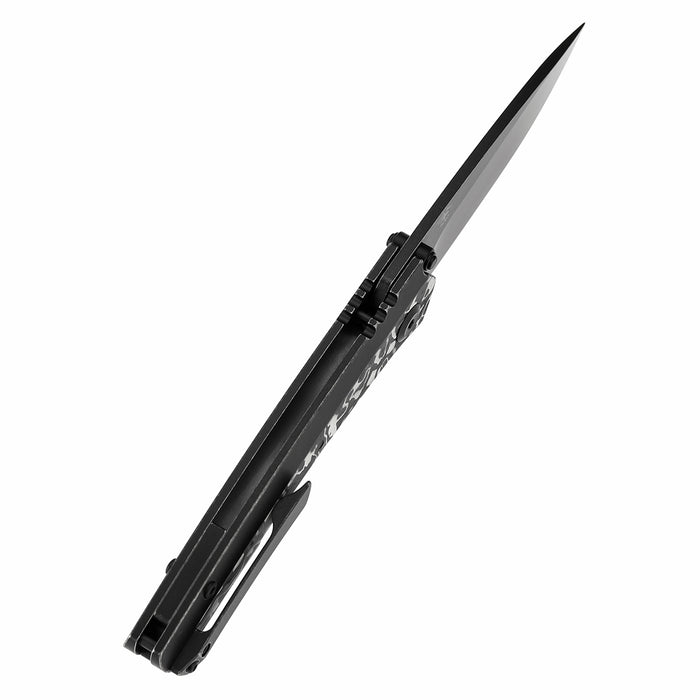 KANSEPT Raven K2109A1 CPM 20CV Blade Carbon Fiber Titanium Handle Frame Lock