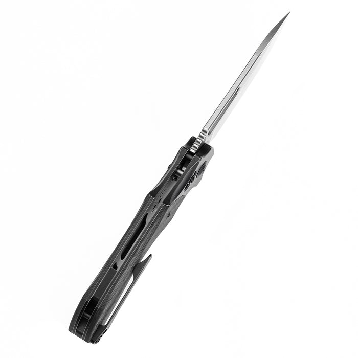 KANSEPT Quasar K1099V2 CPM 20CV Blade Titanium with FatCarbon Handle Cross Bar Lock