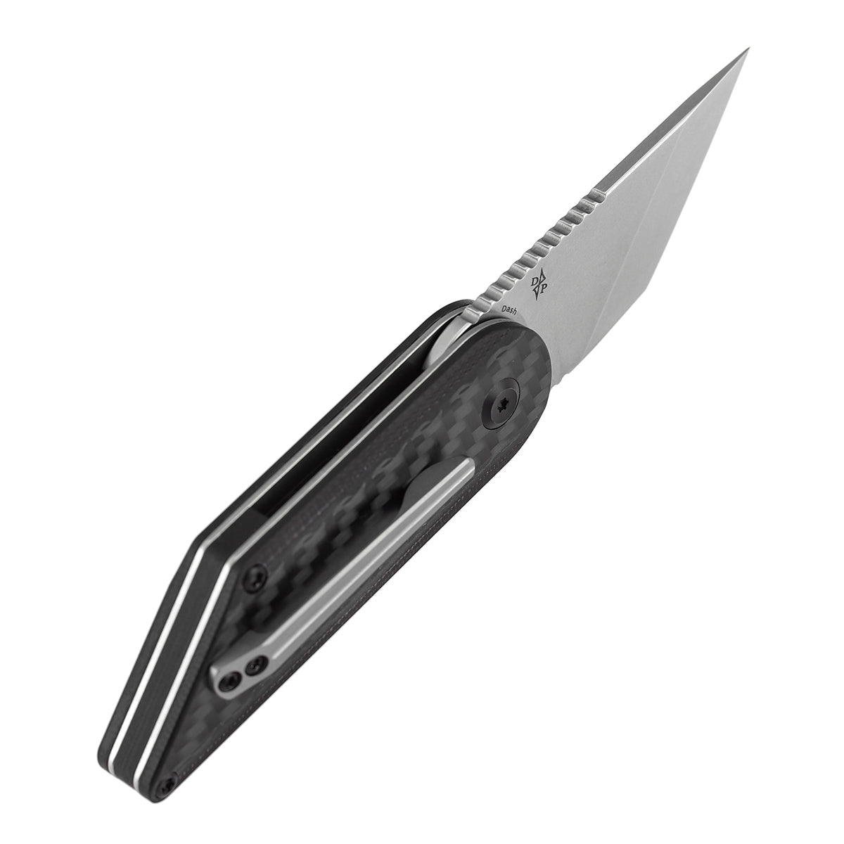 Kansept Dash T2045A1 154CM Blade Twill Carbon Fiber & G10 Handle Liner Lock Folding Knife