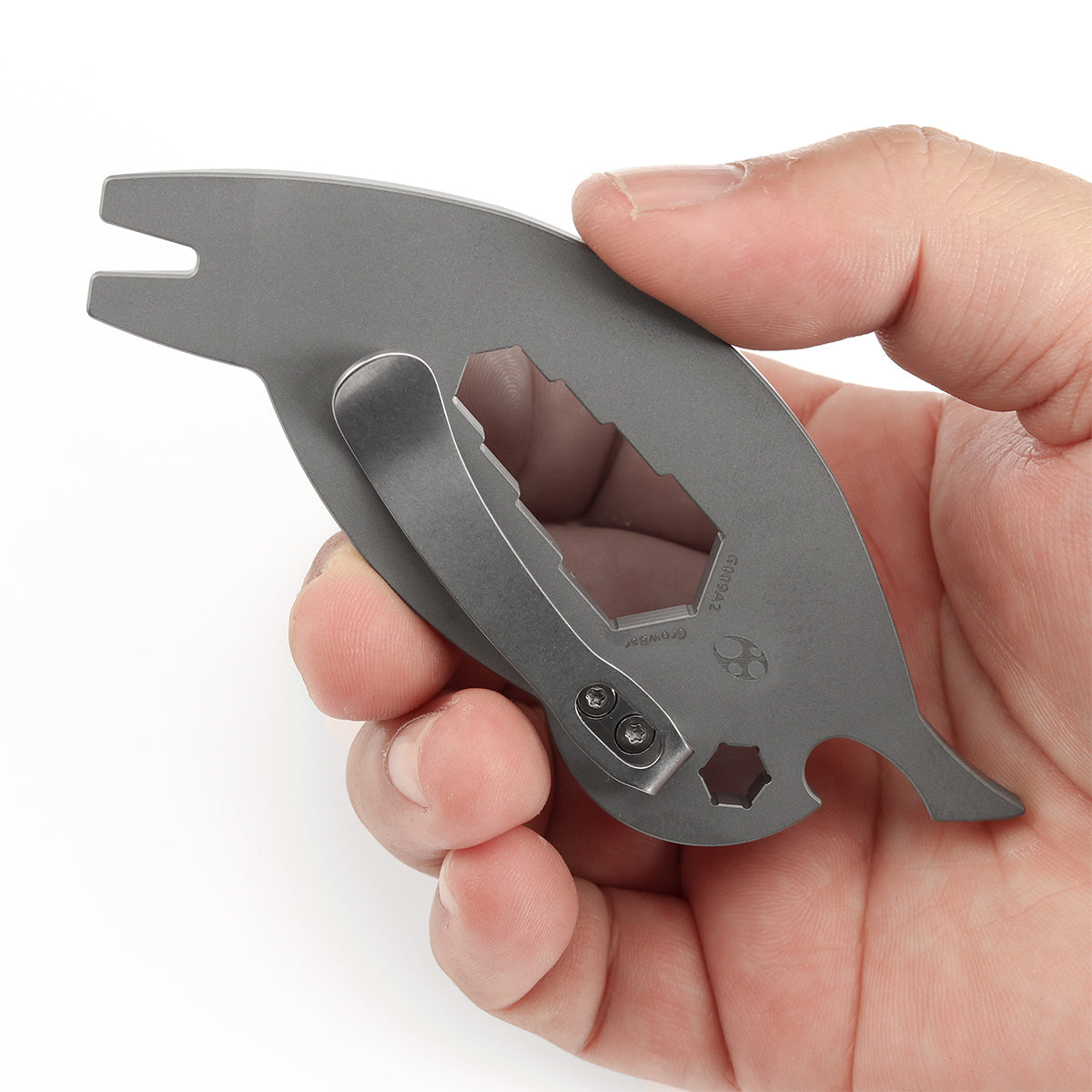 Kansept EDC CrowBar G009A2 Plain Titanium Multifunctional EDC Tool